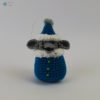 Blaue Weihnachtsmann-Maus